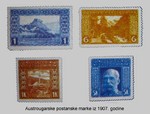 Bosna i Hercegovina - Austoro- ugarske poštanske marke iz 1907. godine